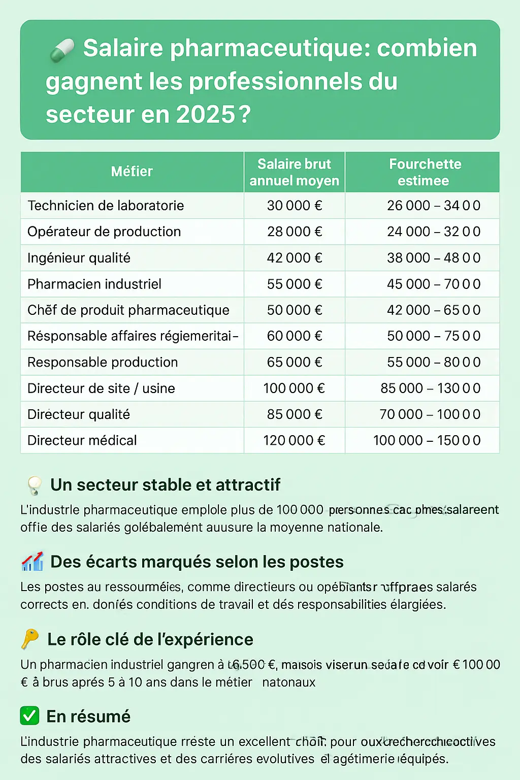 You are currently viewing Salaire pharmaceutique : combien gagnent les professionnels du secteur en 2025 ?