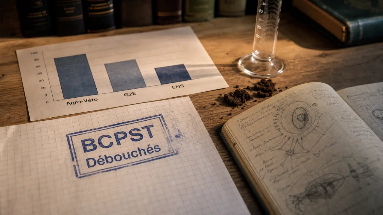 Prépa BCPST débouchés : Agro-Véto, G2E, ENS