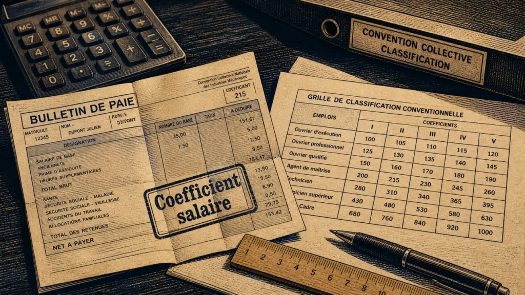 Coefficients salaires : grille et minimum de salaire à vérifier
