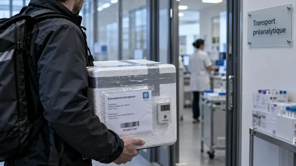 Coursier laboratoire : la rapidité ne suffit pas à protéger les prélèvements